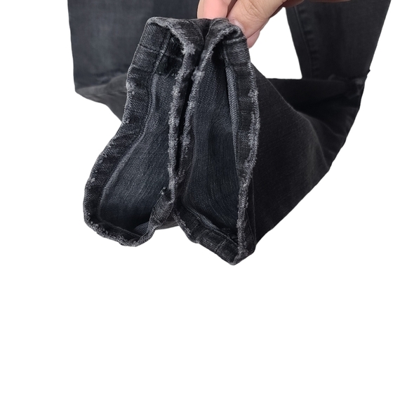 Current/Elliott The Fling Townhouse Dark Wash Distressed Jeans 26 - Picture 7 of 11